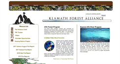 Desktop Screenshot of klamathforestalliance.org